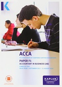 F1 Accountant In Business - Complete Text Acca Complete Texts Kaplan Publishing detail