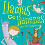 Llamas Go Bananas! Picture Book Flat Britten Briony detail