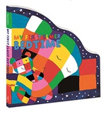 My First Elmer Bedtime Shaped Board Book Elmer Shaped Board Books - David Mckee