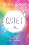 Quiet Learning To Silence The Brain Chatter And Believing That You’Re Good Enough Fearne Cotton detail