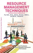 Resource Management Techniquesoperation Research Prof V Sundaresan  Prof K S Ganapathy Subramanian Prof K Ganesan detail