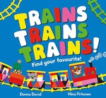 Trains Trains Trains! Find Your Favourite 50 Vehicles To Follow And Count 1 - Donna David Nina Pirhonen 
